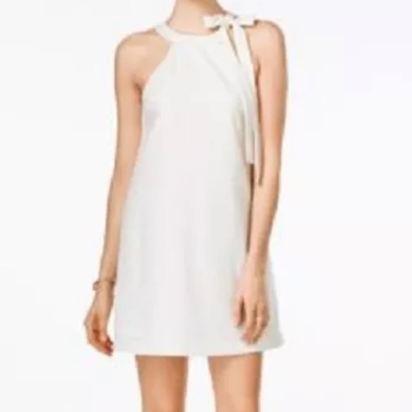 BRAND NEW WITH TAGS Guess Emberlyn Bow Tie sleeveless black mini dress S - Picture 5 of 5